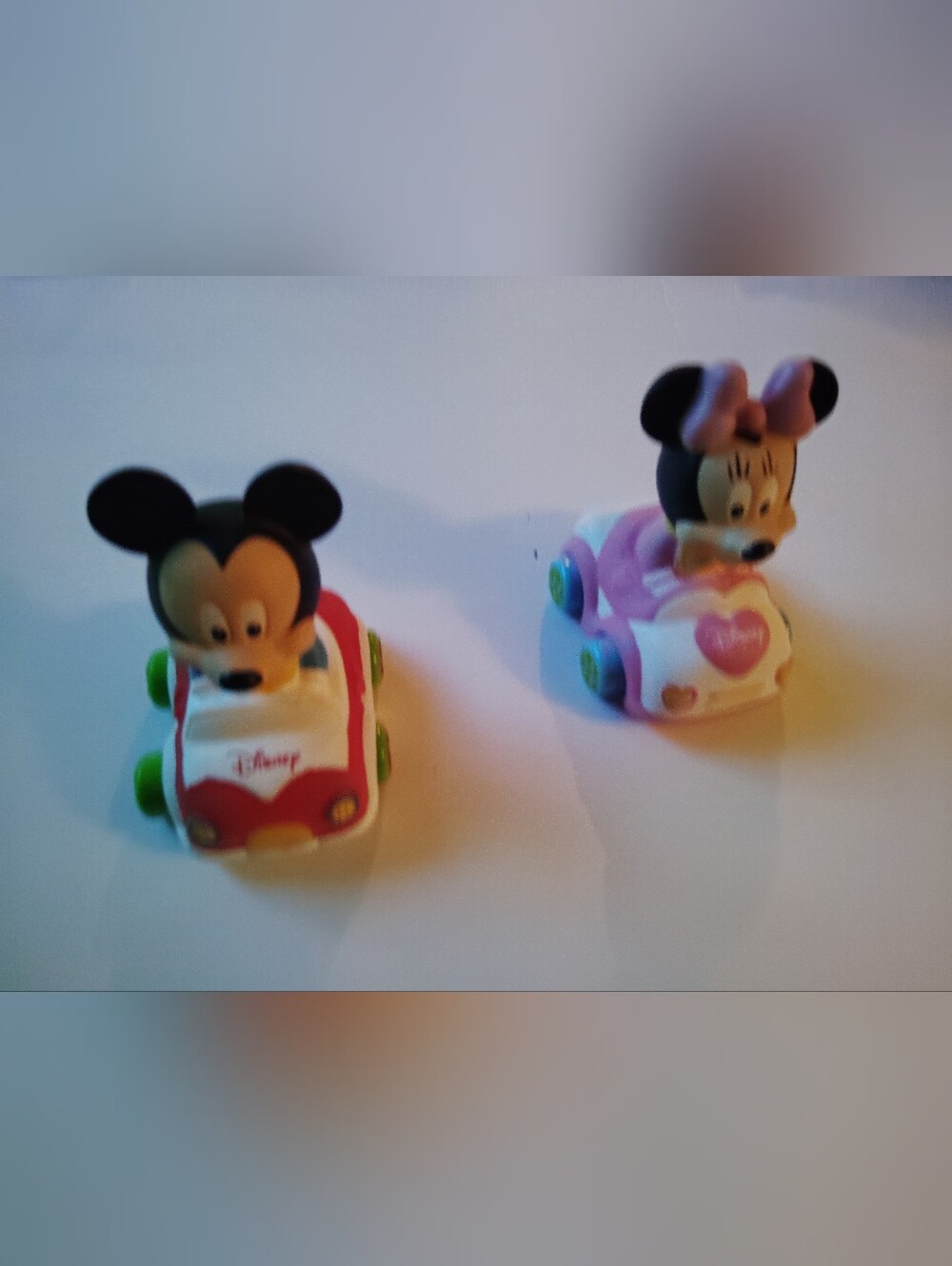 Disney Mickey & Minnie Car Toy Set - Red and Pink